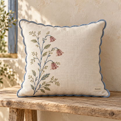 Noroea Wildflower Scallop Cushion - main product view