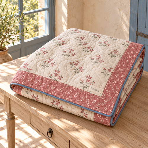 Noroea Rose Garden Quilted Throw - main product view