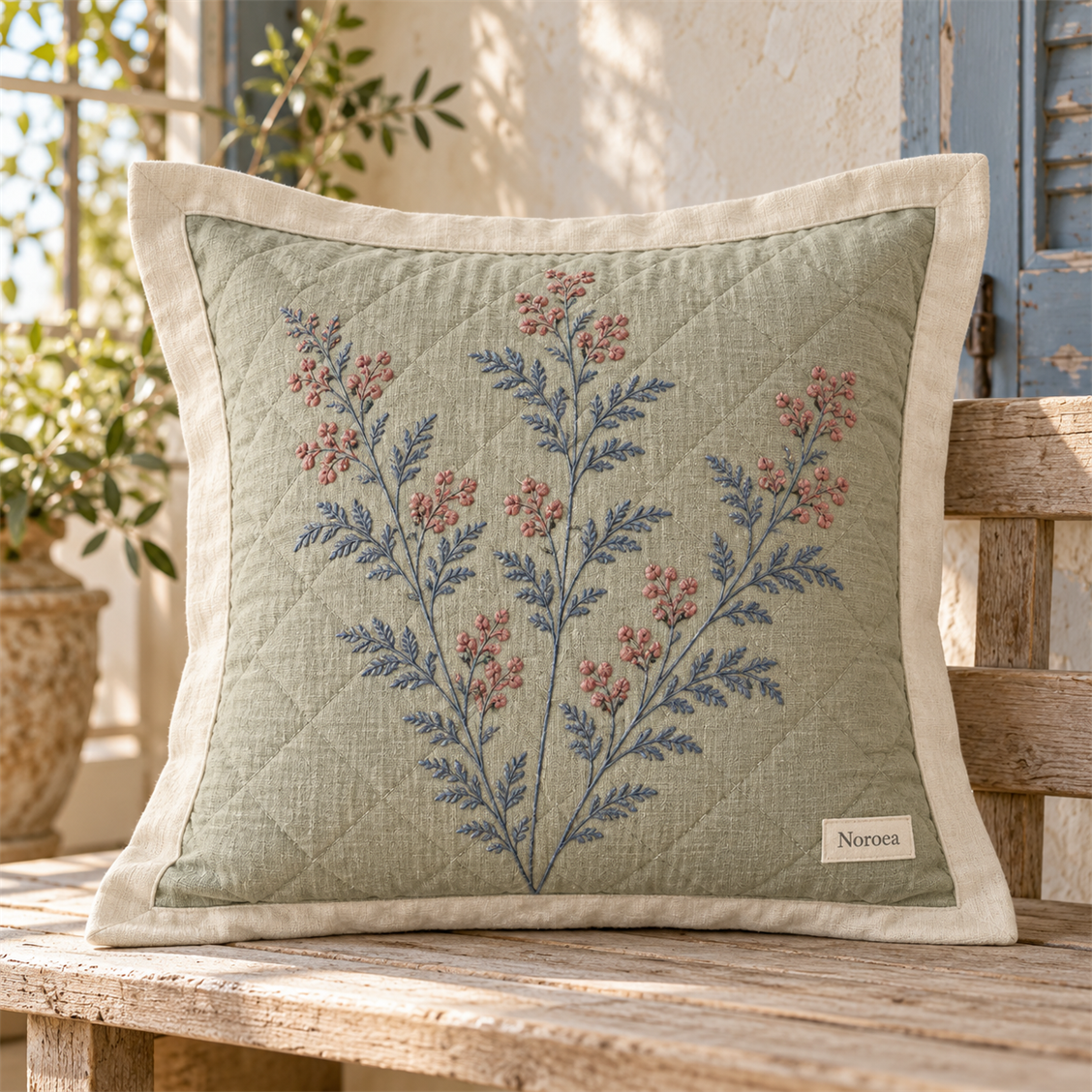 Noroea Sage Meadow Cushion - main product view