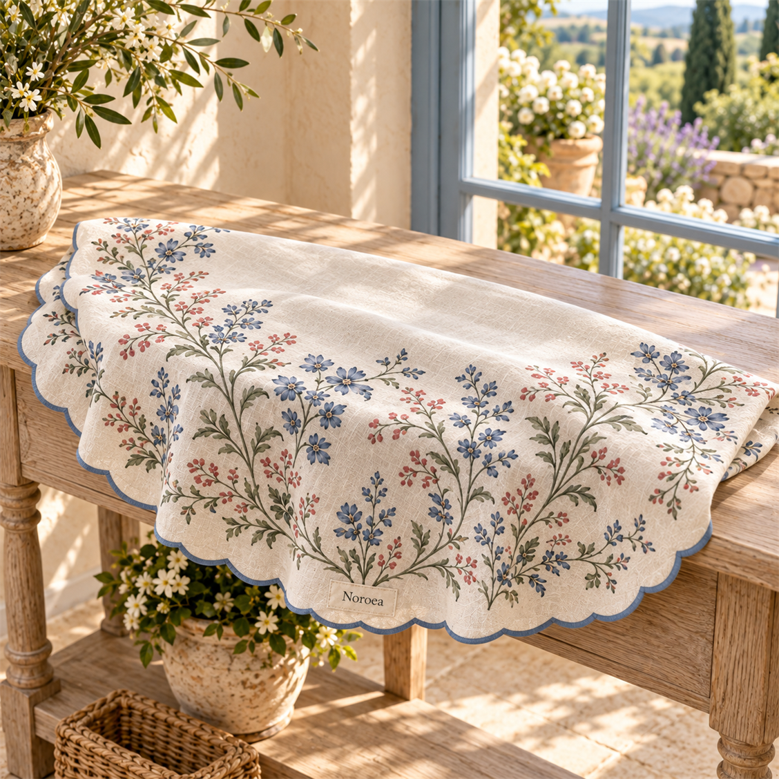 Noroea Garden Scallop Table Linen - secondary product view