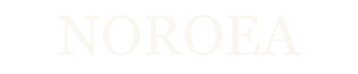 Noroea ivory wordmark for dark footer